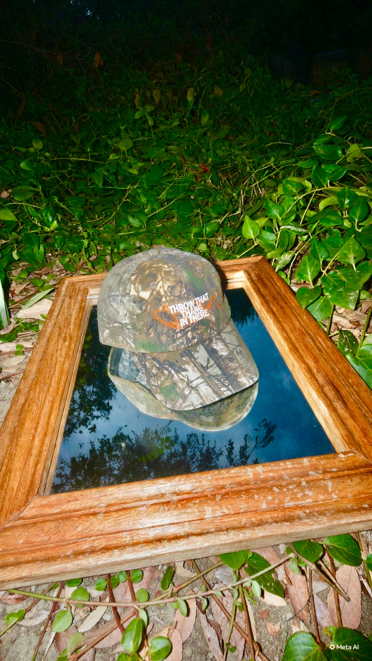 Throw That Thang In There Camo Hat
