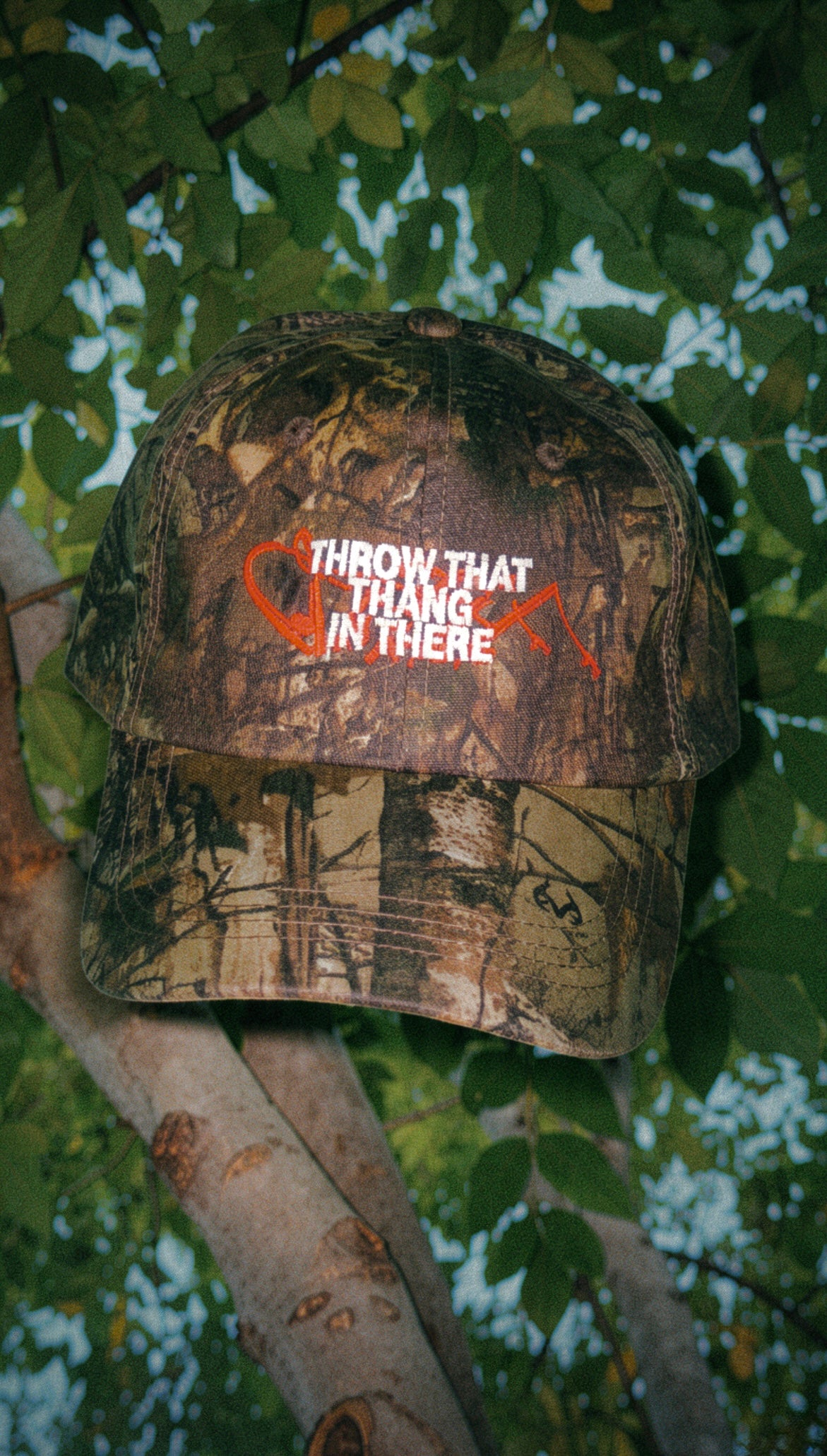 Throw That Thang In There Camo Hat